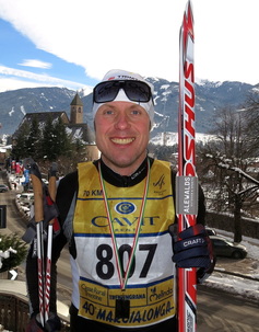 Cross country skiing with Fredrik Erixon